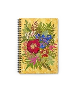 Botanical Harmony, Rustic Reverie, Spiral Notebook, Wildflower Whispers - $14.70