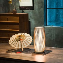 Modern Bamboo Bedside Table Rattan Lamp Table Lamp For Bedroom Design bamboo - £81.23 GBP