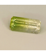OOAK Unique Bicolor NATURAL Tourmaline Green + White, Report! Make OFFER! - $858.55