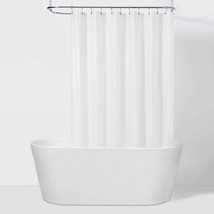 PEVA Medium Weight Shower Tub Liner 71” x 71” Frosted Clear Made by Design™ - £9.49 GBP