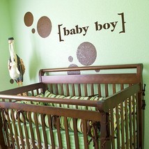 Baby Boy - Large - Wall Quote Stencil - £19.94 GBP