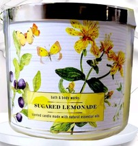 Bath &amp; Body Works Sugared Lemonade 3 Wick Candle 2022 US Seller - $24.05