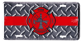 Firefighters License Plate - £9.53 GBP