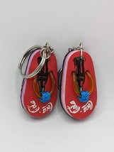 Pair Of Coca Cola Sandal(Blue Grip) Keychain - £10.48 GBP