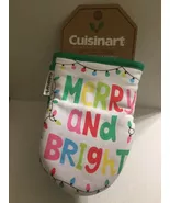 New Cuisinart Christmas Holiday Merry &amp; Bright Oven Mitt - $14.95