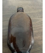 One Pint Amber Brown Glass Bottle Federal Law Forbids Sale or Re-Use - $12.99