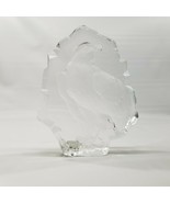 Large Mats Jonasson Eagle Signature Collection Lead Crystal Sculpture - £209.61 GBP