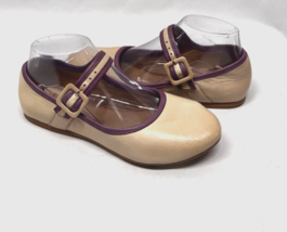 MIZ MOOZ KAYLA  WOMEN'S MARY JANE  LEATHER FLATS BEIGE  37EU / 7US  # T-230 - $29.95