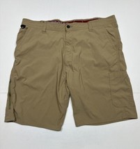 Wrangler Side Zip Cargo Shorts Beige Men Size 44 (Measure 41x11) - £10.67 GBP