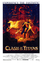 Clash Of The Titans Harry Hamlin Judi Bowker Artwork Medusa 16x20 Canvas Giclee - £55.05 GBP
