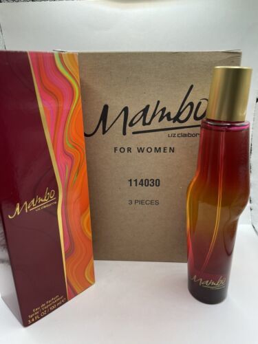 3-Pack MAMBO For Women By Liz Claiborne Eau De Parfume Spray 3.4 oz - NEW IN BOX - £31.78 GBP