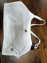 Adidas Women&#39;s Aeroreact Training Sports Bra Size XLDD, White 044boxDae - $16.49
