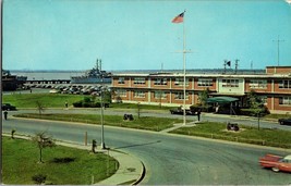 Vtg Postcard Atlantic Fleet Mine Force Headquarters, Charleston S.C.  PM 1968 - £4.59 GBP