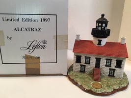 Geo Z Lefton ALCATRAZ Limited Edition First West Coast Lighthouse 9&quot; VTG 1997 - £19.60 GBP