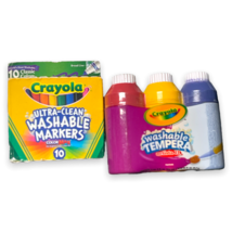 Mini Brands Toys Crayola Tempura Paint & Markers Dollhouse Size Miniatures NEW - $9.89