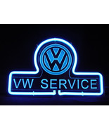 VW Volkswagen Service 3D Beer Neon Light Sign 12&quot; x 8&quot; - £155.58 GBP