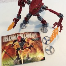 Lego Bionicle 8736 Toa Hordika Vakama Red Gray Instructions - £15.83 GBP
