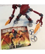 Lego Bionicle 8736 Toa Hordika Vakama Red Gray Instructions - £15.89 GBP