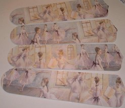 Custom Ballet Ballerina Girls Dancers Ceiling Fan For Girls Or Dance Studio - £93.37 GBP