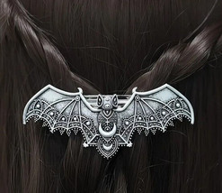 Bat bali goth hair barrette - $11.88