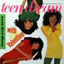 Teen Dream With Valentino  ‎– Let&#39;s Get Busy Vinyl 12&quot; Maxi 1987 - £4.59 GBP