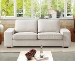 71.25&quot; Loveseat Sofa Couch For Living Room, Chenille Modern Sofa Couch, ... - $722.99