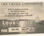 Love Cruise The main Voyage Tv Guide Print Ad Reality Show  Tpa15 - £4.74 GBP