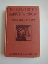 The Secret of the Barred Window A Judy Bolton Mystery by Margaret Sutton 1943 HC - £9.86 GBP