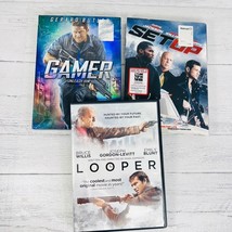 Setup Looper Gamer Dvd 3 Movie Bruce Willis Gerard Butler Curtis Jackson 50 Cent - £23.17 GBP