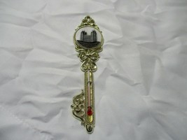 Vintage Mormon Tabernacle Church Souvenir Utah silver Key metal Thermome... - $24.74