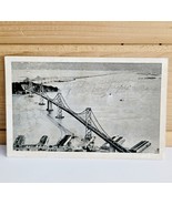 San Francisco Bay Bridge Vintage Postcard WW2 Era 1945 3.5 x 5.5 - $27.34 CAD