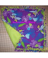 Disney Tinker Bell Purple Fleece Baby Pet Dog Blanket  - £33.79 GBP