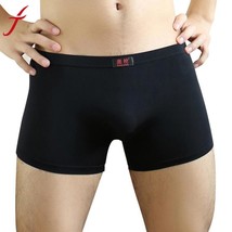 Underwear Shorts Pouch Soft Underpants Plus Size Panties Fat Trunk Male - £23.44 GBP