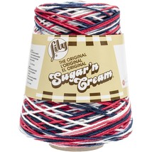 Lily Sugar n Cream Yarn - Cones-Nautical (Pack of 1) - $889.70 MXN