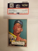 1952 Topps Mickey Mantle #311 Type 2 Mint With Psa Label - £280.69 GBP