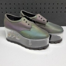 YRU Reflective Platform Unique Shoes Women&#39;s Size 6 - £87.57 GBP