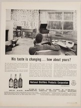 1955 Print Ad National Distillers Products Old Crow,Old Grand Dad New Yo... - $18.79