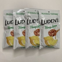 4 Pack - Luden&#39;s Honey Lemon Throat Drops Lozenges, 25 ct ea, Exp 08/2025 - $43.69