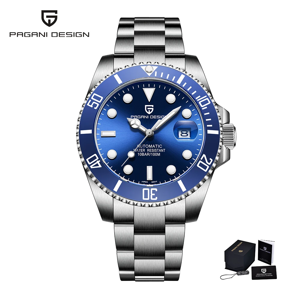 New 40mm Men Luxury Automatic Mechanical Watches Men NH35A Stainless Ste... - $168.97