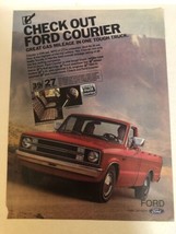 1980s Ford Courier Truck Vintage Print Ad pa28 - £5.94 GBP