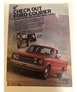 1980s Ford Courier Truck Vintage Print Ad pa28 - £5.94 GBP