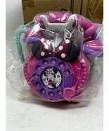 Disney Junior Minnie Mouse Ring Me Rotary Phone with Lights and Sounds N... - $27.71