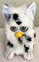 Vintage Furby 70-800 Dalmation White / Black Spots Green Eyes Completely... - $39.95