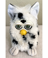 Vintage Furby 70-800 Dalmation White / Black Spots Green Eyes Completely... - $55.89 CAD