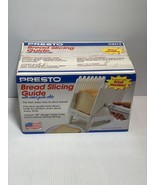 Vintage 1996 Presto Bread Slicing Guide w/Coded Guide Slots &amp; Tilt Desig... - $30.00