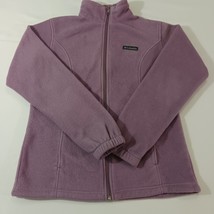 Columbia Sportswear XL1322 Women’s Lavender Full Zip Fleece Jacket Pocke... - $364.34 MXN