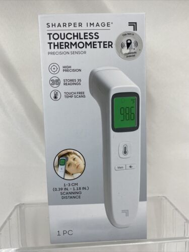 Sharper Image Touchless Forehead Thermometer Smart Precision Sensor LED - $10.34