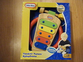 Little Tikes Timber Tunes Xylophone Wood Toy NIB new wood tap a tune ins... - £16.34 GBP
