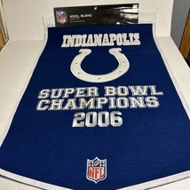 Indianapolis Colts Wool Blend NFL Champions Banner, 24&quot; x 36&quot; - $74.99