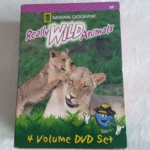 National Geographic Really Wild Animals 4-DVD SET - MINT! - Great for Kids! - £17.24 GBP